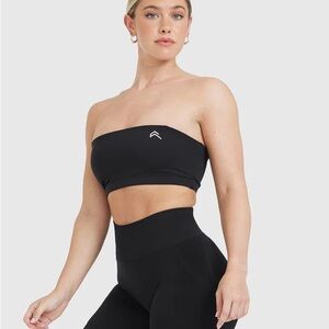 Oner Active Black Strapless Sports Bra